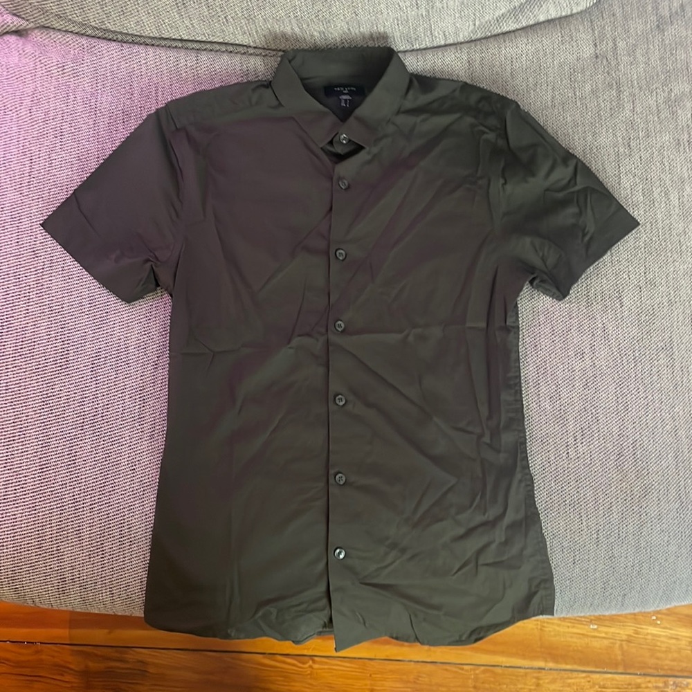 New Look Button-up Short Sleeve Shirt, Small
